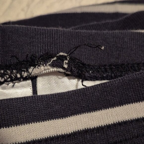 Hanna Andersson boys size size 140 or 10 pajama pants black & gray stripes vguc - Picture 5 of 5